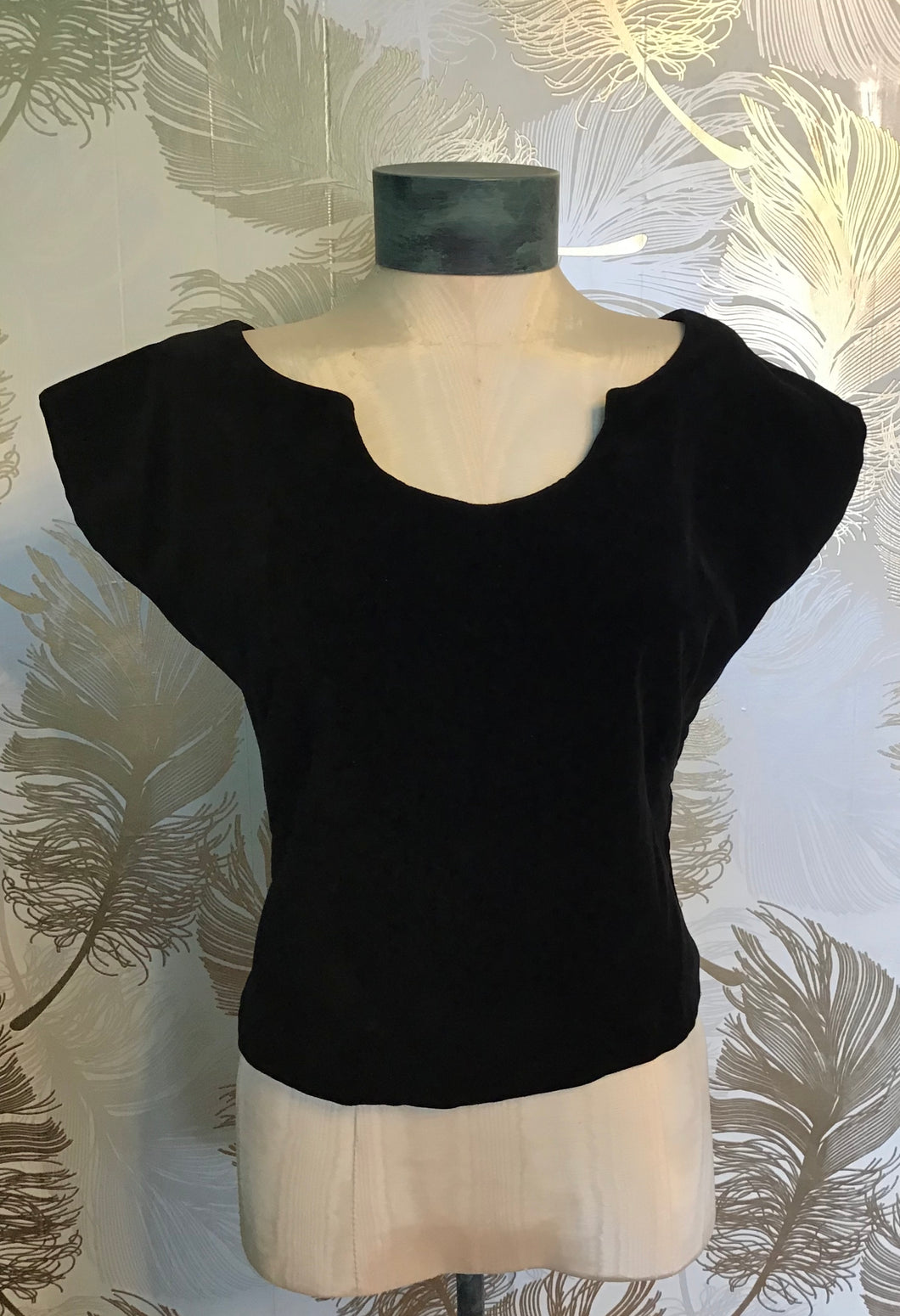 Black Velvet Top