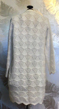 Load image into Gallery viewer, 50’s White Duster Cardigan
