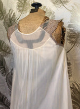 Load image into Gallery viewer, 60’s Ivory &amp; Taupe Nightie
