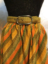 Load image into Gallery viewer, 60’s Bright Stripe Wool Skirt
