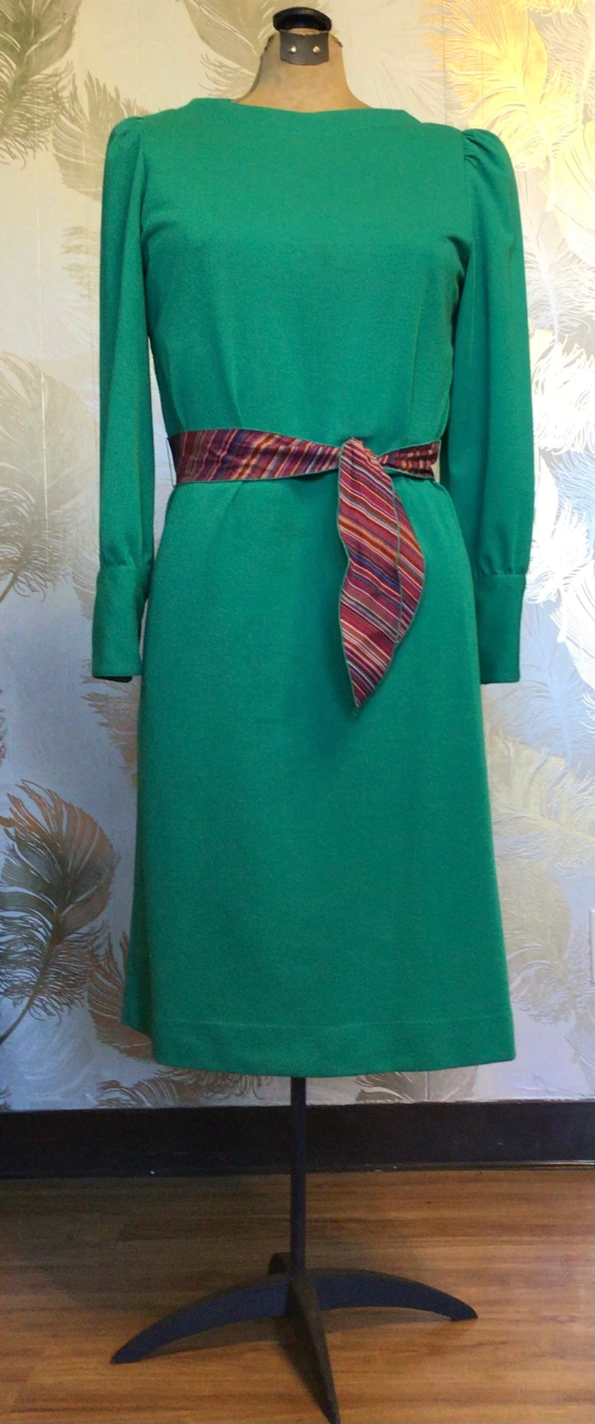 70s Green Leslie Fay Dress 70s Green Leslie Fay Dress