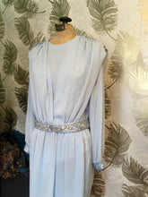 Load image into Gallery viewer, Pale Blue Beaded Dress
