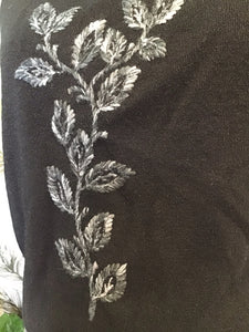 Rockabilly Sleeveless Floral Knit Top