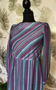 1960’s Purple Stripe Dress