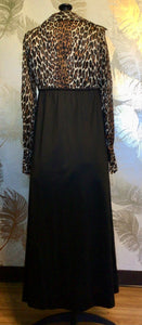 Leopard & Black Dressing Gown