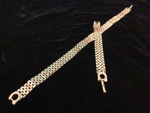 Wide Link Choker & Bracelet Set
