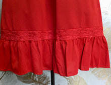 Load image into Gallery viewer, Red 1960’s Shadowline Nightgown
