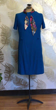 Load image into Gallery viewer, Cobalt Blue Secretary Dress
