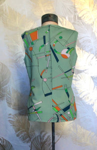 60’s Psychedelic Tank and Jacket Set