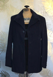 60’s Navy Blue Corduroy Coat