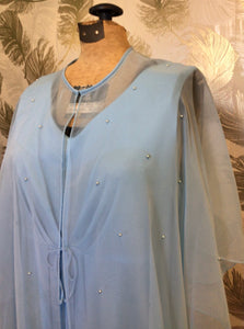 1960’s Light Blue Dress with Capelet