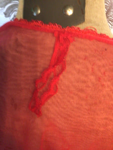 Red 1950’s Bed Jacket