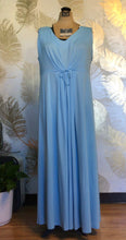 Load image into Gallery viewer, 1960’s Light Blue Dress with Capelet
