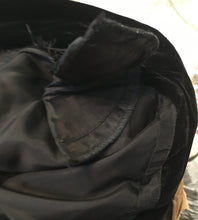 Load image into Gallery viewer, Black Velvet A-Line Dress
