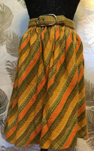 Load image into Gallery viewer, 60’s Bright Stripe Wool Skirt

