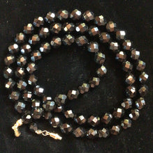Load image into Gallery viewer, Black Faceted Bead Necklace
