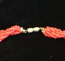 Load image into Gallery viewer, Orange Seed Bead Necklace
