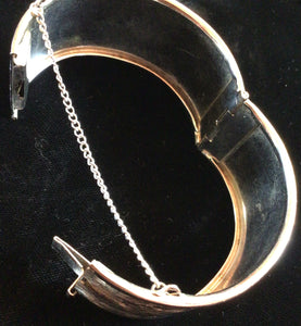 Silvery Waves Cuff Bracelet