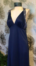 Load image into Gallery viewer, Blue VF Halter Style Nightgown
