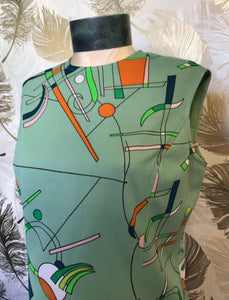 60’s Psychedelic Tank and Jacket Set