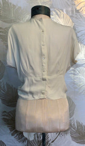 40’s Sash Waist Blouse