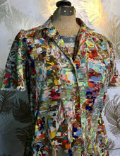 Load image into Gallery viewer, 1960’s Flutter Sleeve Multicolor Dress
