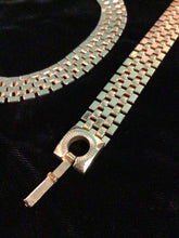 Load image into Gallery viewer, Wide Link Choker &amp; Bracelet Set

