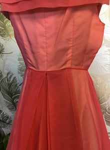 Pink 50’s Floor Length Party Dress