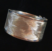 Load image into Gallery viewer, Silvery Waves Cuff Bracelet
